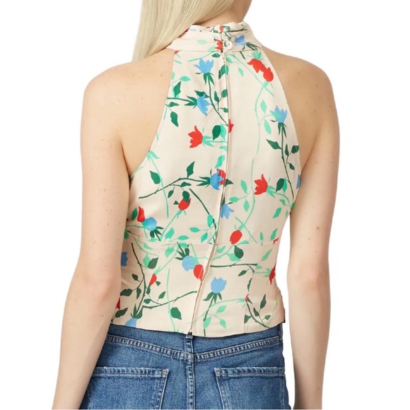 High Neck Floral Top by C/MEO Collective - Picture 2 of 9